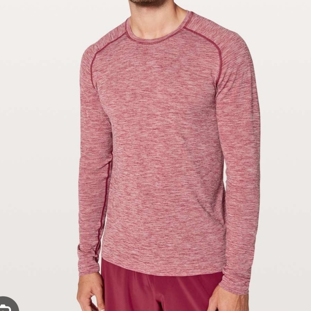 Lululemon Shirt Men's Medium Metal Vent Tech Surge Athletic Long Sleeve